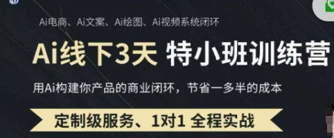 AI实操培训第20-21期线下，0基础保姆级教程，3月最新整理，企业获客、降本增效、打造超级个体-优优云网创